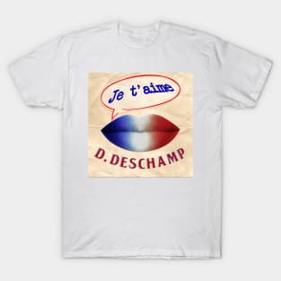 FRENCH KISS JETAIME DIDIER DESCHAMP T-Shirt